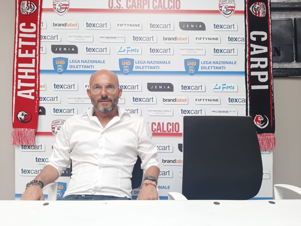 Athletic Carpi, la presentazione del nuovo direttore sportivo Matteo Sabbadini