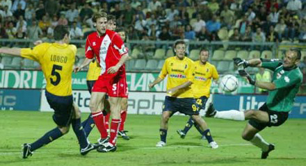 Modena-Mantova 2-2 il 12 maggio 2007: il gol di Longo al 92'