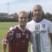 I capitani Rizzo (La Pieve) e Habib (Formigine)