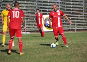 Davide Luppi con la maglia della Correggese