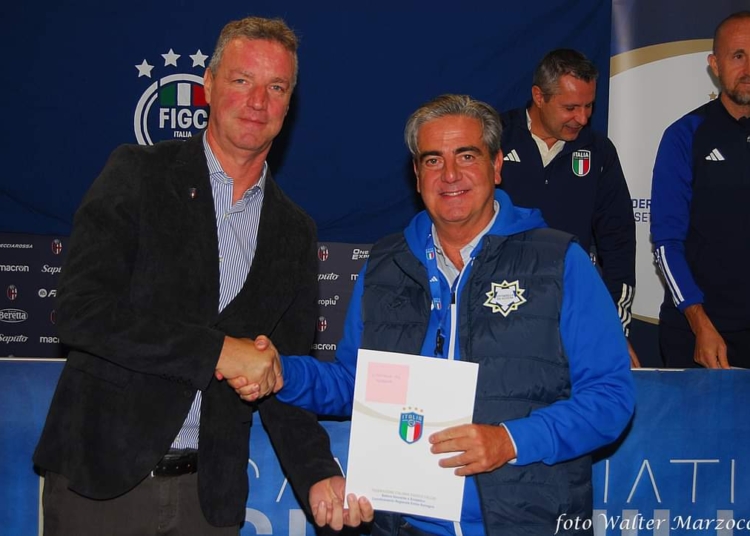 A destra il presidente della Cittadella Marco Lei