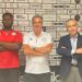A destra Piefranco Casadio, qui col presidente della Cittadella Marco Lei