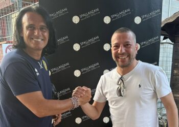 Cristian Ferrari, a destra nella foto insieme al  presidente Emanuele Cimino.