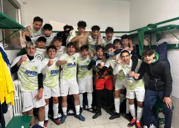 Festa qualificazione della Sanmichelese a fine partita