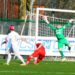 Pavarini ha appena scagliato il tiro col quale ha colpito la traversa, superando Gibertini. E’ il gol che riapre la partita per il Montecchio