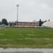 Il campo di Casalgrande dove avrebbe dovuto giocare il Maranello, domenica si presentava così