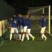 La festa dopo l'1-0 di Di Guglielmo