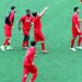 Piermattei viene festeggiato dopo il gol (pf Tosatti)
