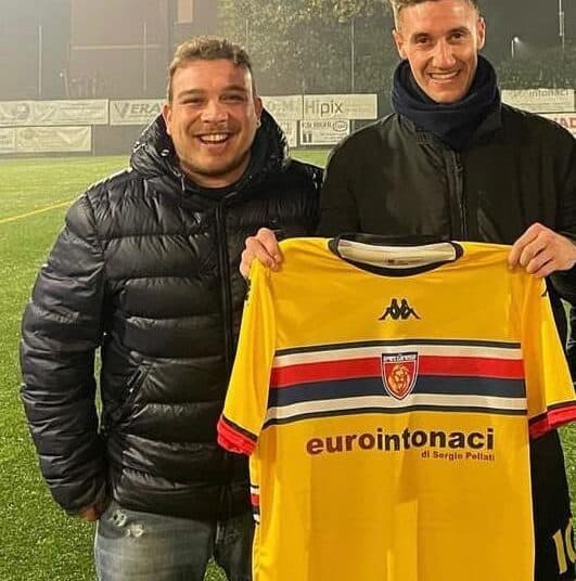 Andrea Cardillo (a destra) sarà il nuovo ds della Spezzanese