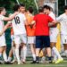 La Pgs Smile festeggia l'1-1 nella finale playoff col Casalgrande