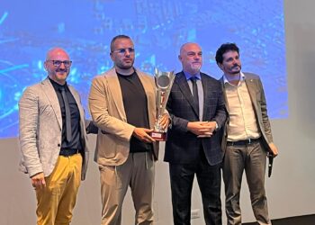 La premazione del Terre di Castelli vincitrice della coppa di Eccellenza (fase regionale)