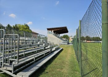 La nuova tribunetta per i tifosi ospiti