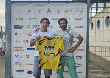 Ismail Bahi qui con l'ex tecnico del Castelfranco Stefano Azzani