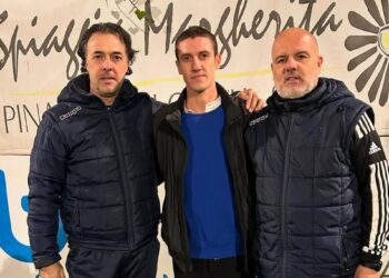 Mister Nobile, il ds Cardillo e il vice Bonicelli