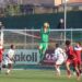 Il portiere Menozzi in Sanmichelese-Cstelnuovo