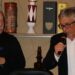 Mauro Orlandi (a destra) col giornalista Alfonso Scibona