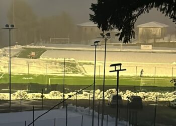 Il campo di Polinago si presentava così oggi