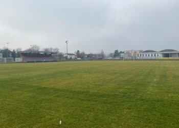 Lo stadio Gualdi di San Possidonio