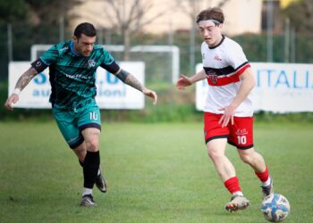 La Riese in azione nel derby di domenica contro la Sammartinese (ph Guidetti)