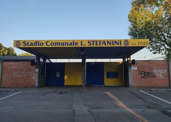 Lo stadio Stefanini di Soliera