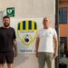 Vallalta: il preparatore dei portieri Domenico Leggiero e a destra mister Simone Ferraresi