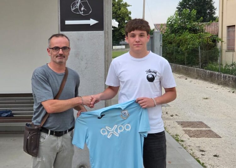 Il ds Andrea Bellodi con Federico Raimondi