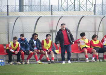 L'allenatore del San Damaso Gianluca Zanotti