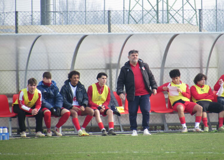 L'allenatore del San Damaso Gianluca Zanotti