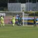 Il portiere dello Scandiano ha la palla in mano: è gol