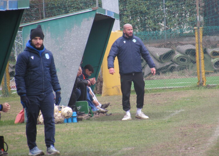 Mister Cavalli nella partita di domenica contro la Pontenurese
