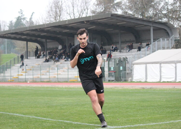 L'esultanza di Gatti dopo il 4-2