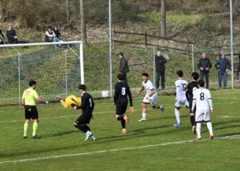 Il gol del Baiso Secchia