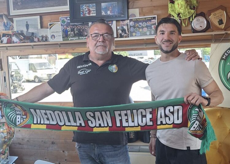 Medolla San Felice, il centrocampista Nicola Sarti