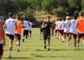 Il Livorno in ritiro a Fanano