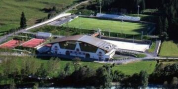 Il centro sportivo comunale di Mezzana, in cui si allenerà il Modena. Foto: Visit Trentino